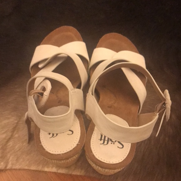 Sofft Cassidy Beige  Wedge Sz 10M New - Picture 11 of 13